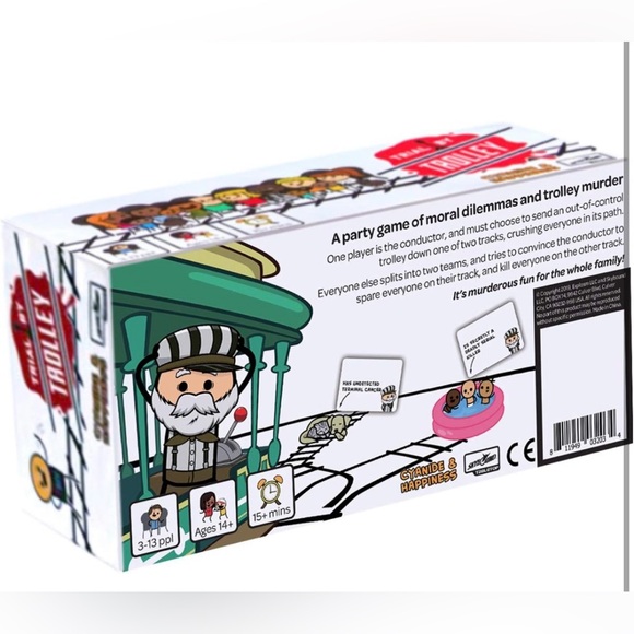 New! Skybound Trial by Trolley: an Adult Card Game of Moral Dilemmas and Murder - Picture 2 of 7